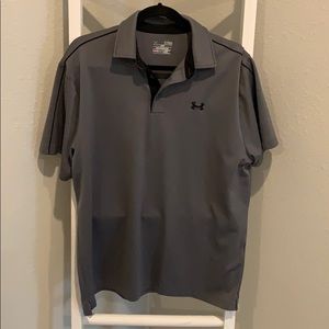 Men’s Under Amour gray polo